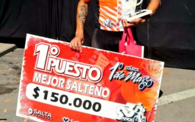 El mejor salteño de la Clásica 1º de Mayo es Ariel Salas, el ciclista de Rosario de la Frontera